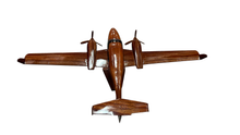 Load image into Gallery viewer, Diamond DA42 Mahogany Wood Desktop Airplane Model