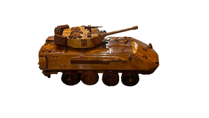 LAV25 vehicle Mahogany Wood Desktop Cars  Model