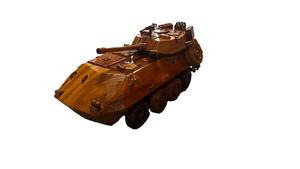 LAV25 vehicle Mahogany Wood Desktop Cars  Model