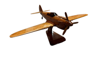 Load image into Gallery viewer, P40 Warhawk Mahogany Wood Desktop Airplane Model