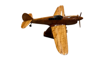 Load image into Gallery viewer, P40 Warhawk Mahogany Wood Desktop Airplane Model