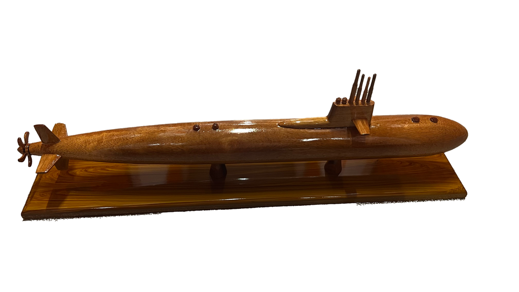 Skipjack Class Submarine Wood Desktop   Ships Sail boats & Subs Model