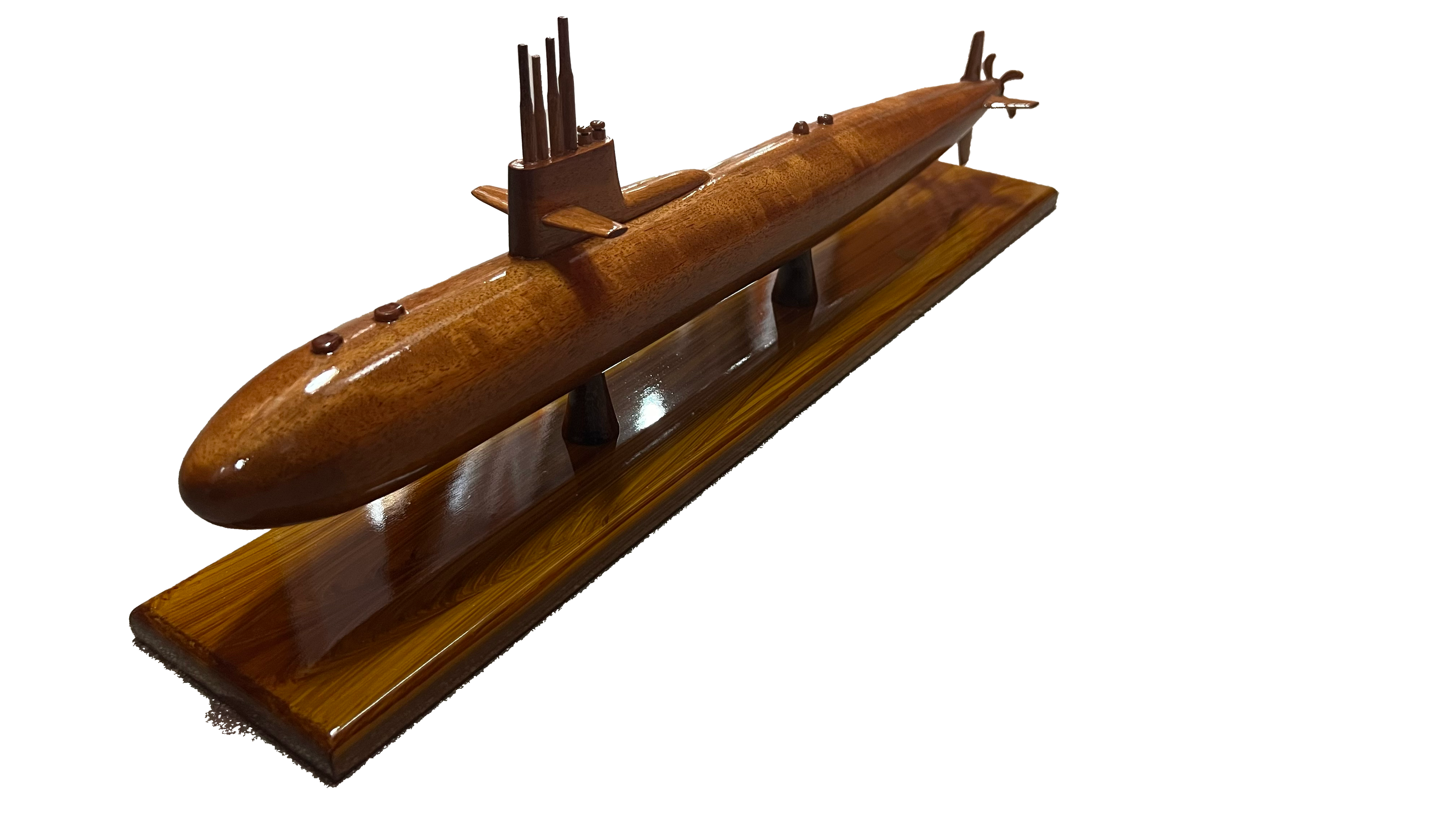Skipjack Class Submarine Wood Desktop   Ships Sail boats & Subs Model