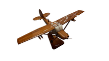 Load image into Gallery viewer, L19 Birddog Mahogany Wood Desktop Airplane Model