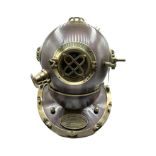 Load image into Gallery viewer, Diving Helmet (Brown with antique)