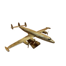 Load image into Gallery viewer, The Super Constellation Mahogany Wood Desktop Airplane Model