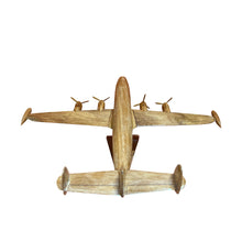 Load image into Gallery viewer, The Super Constellation Mahogany Wood Desktop Airplane Model