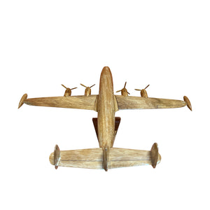 The Super Constellation Mahogany Wood Desktop Airplane Model