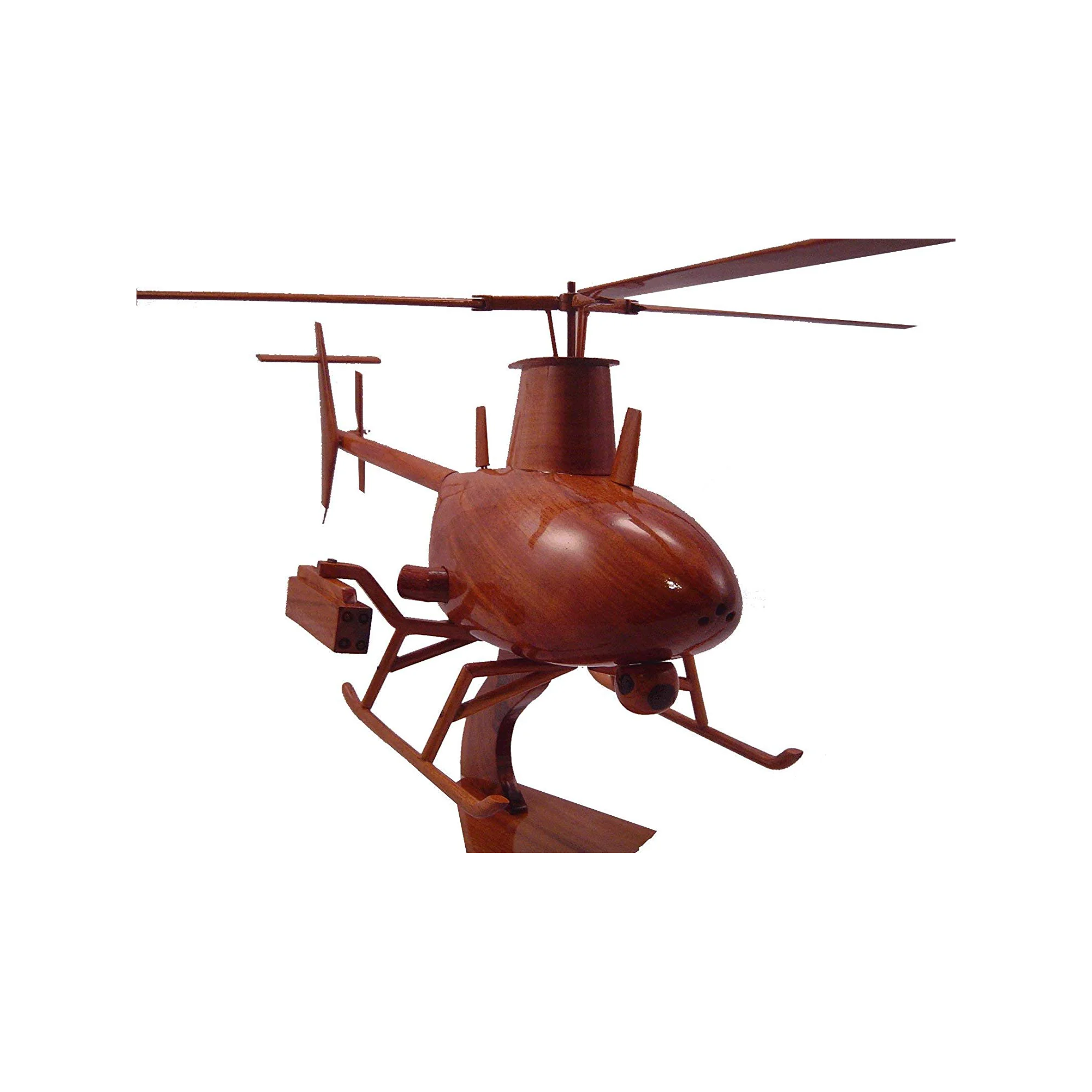 MQ8 Fire Scout Mahogany Wood Desktop Helicopters Model