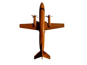 Metroliner Mahogany Wood Desktop Airplanes Model