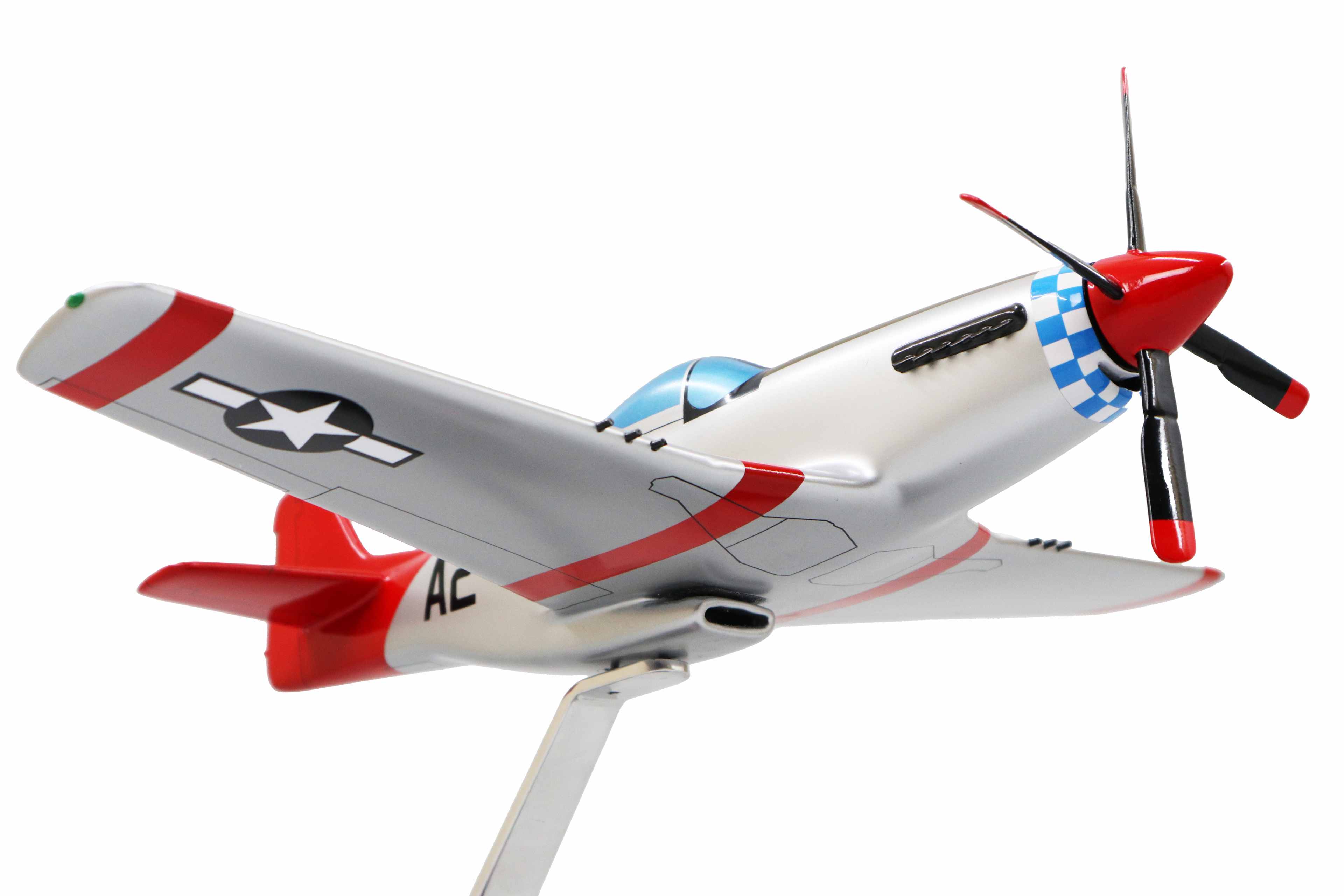 North American P-51D Mustang Tuskegee Airmen Model Custom Made for you