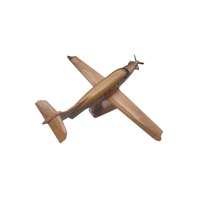 PC12 Pilatus Mahogany wood Desktop Airplane model
