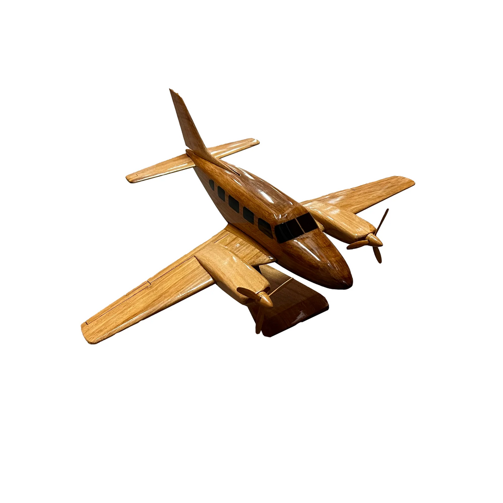 Piper Navajo Mahogany wood Airplane model