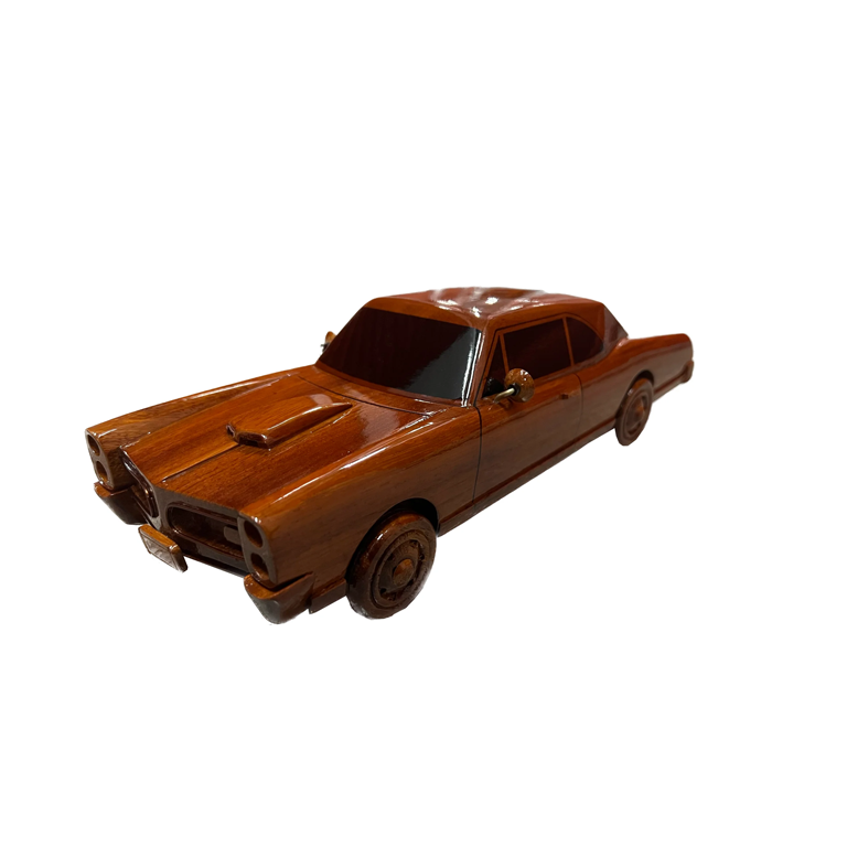 Pontiac GTO 1960 Mahogany Wood Cars & trucks Desktop Model
