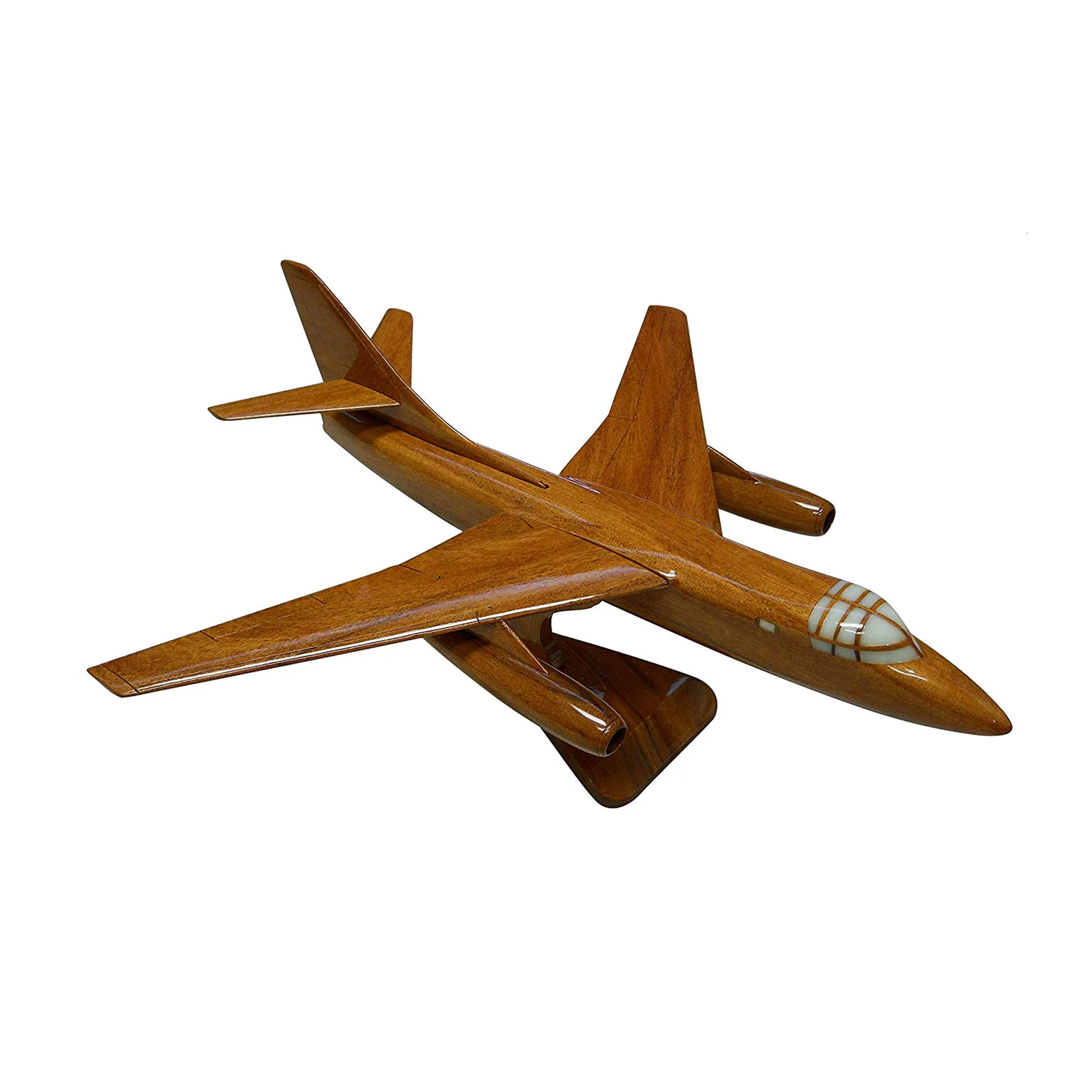 RA3B Skywarrior Mahogany Wood Desktop Airplane Model