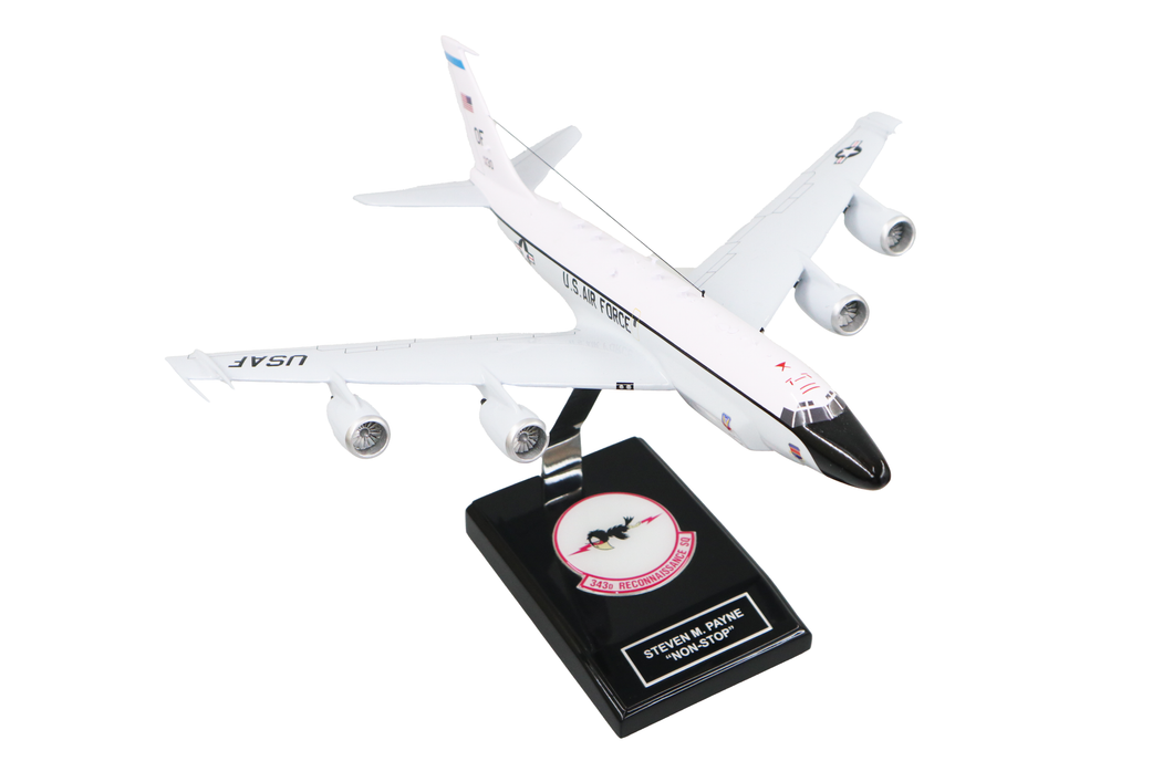 Boeing  RC-135V/W Rivet Joint New Engines Model Scale:1/100 Model Custom Made for you