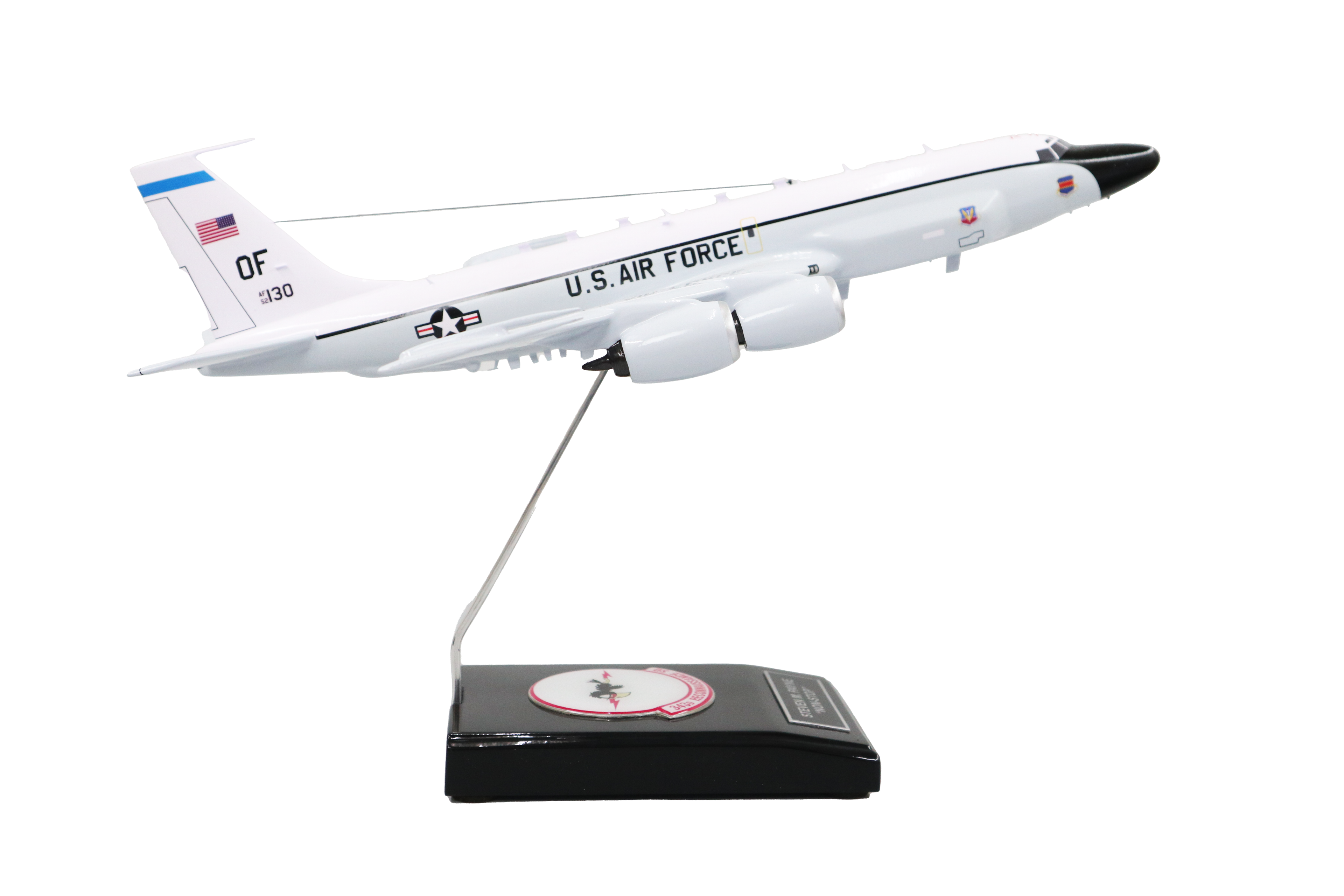Boeing  RC-135V/W Rivet Joint New Engines Model Scale:1/100 Model Custom Made for you