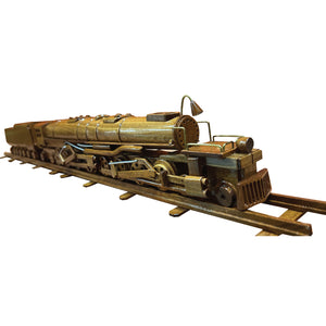 Big Boy Locomotive Mahogany Wood desktop model