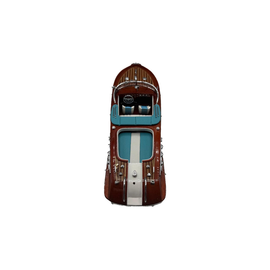 Chriscraft Boat Mahogany Wood Desktop Model