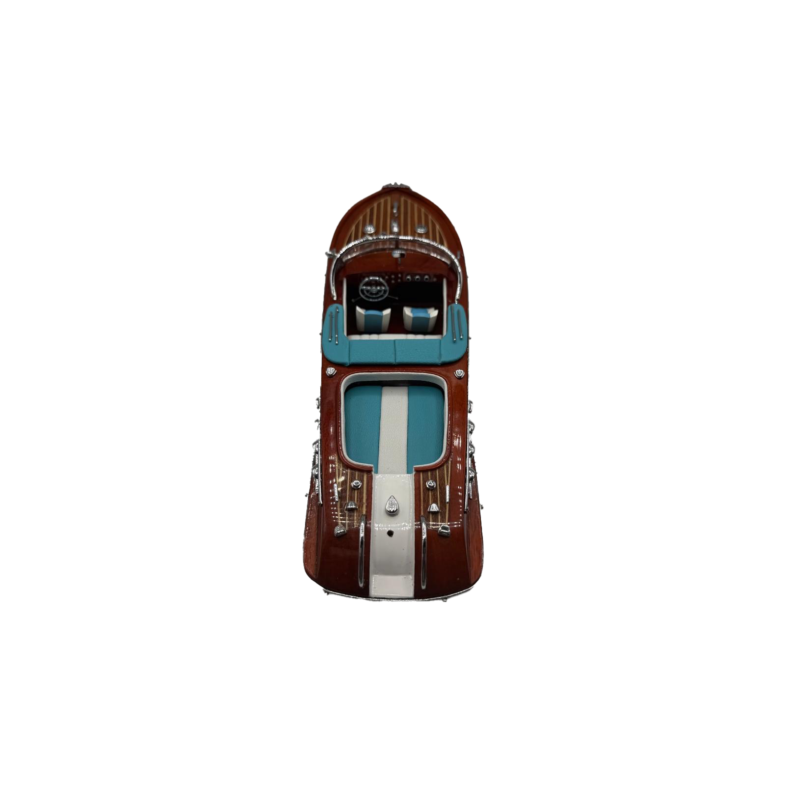 Chriscraft Boat Mahogany Wood Desktop Model