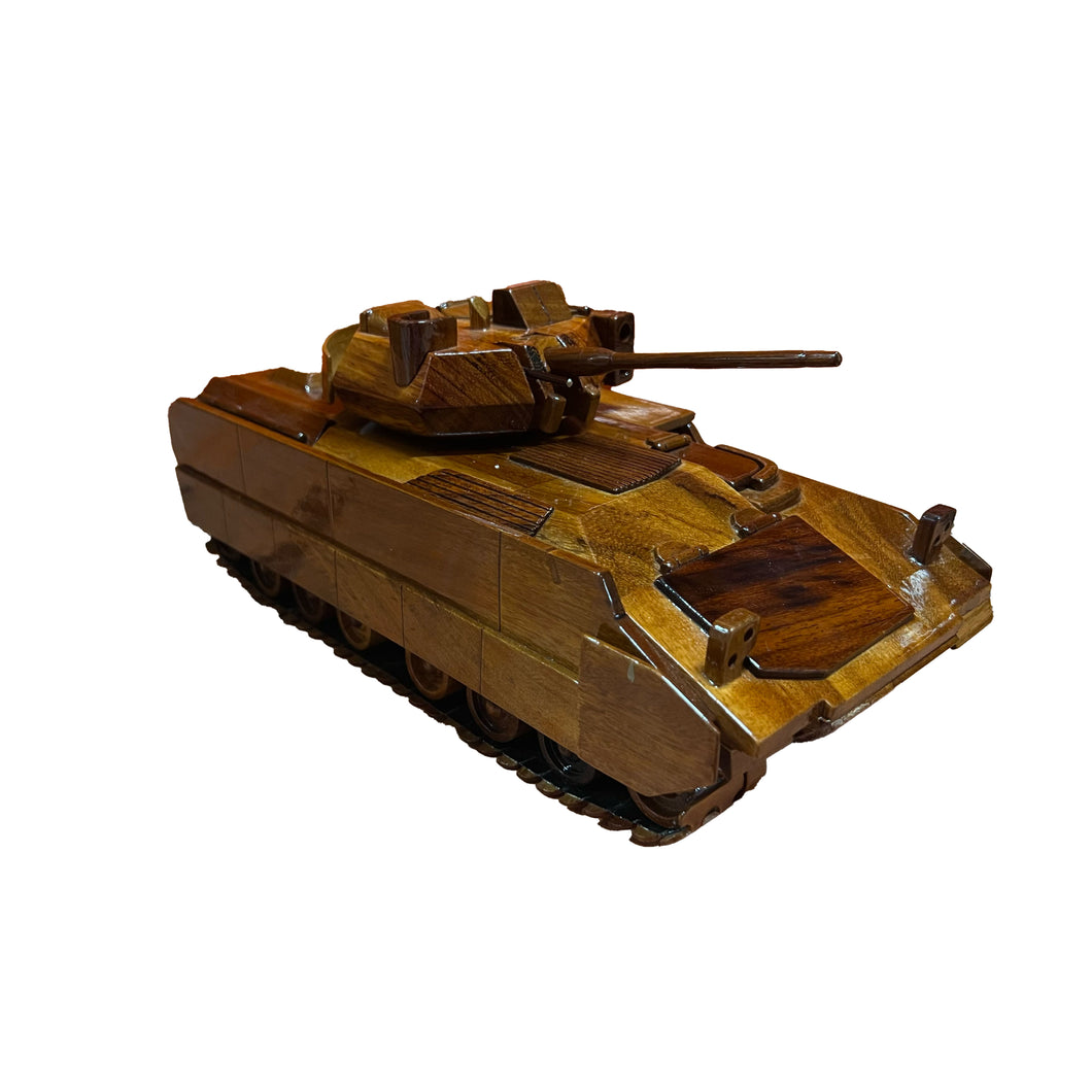 Bradley Fighting Vehicle Mahogany Wood desktop model