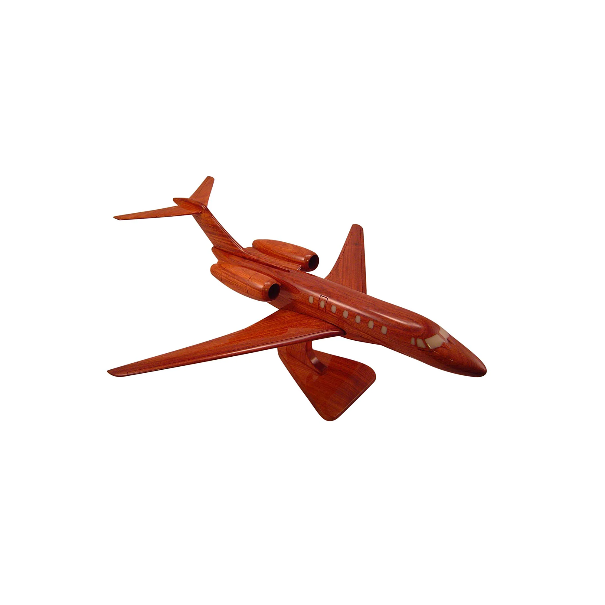Cessna Citation 10 Mahogany Wood Desktop Airplane Model