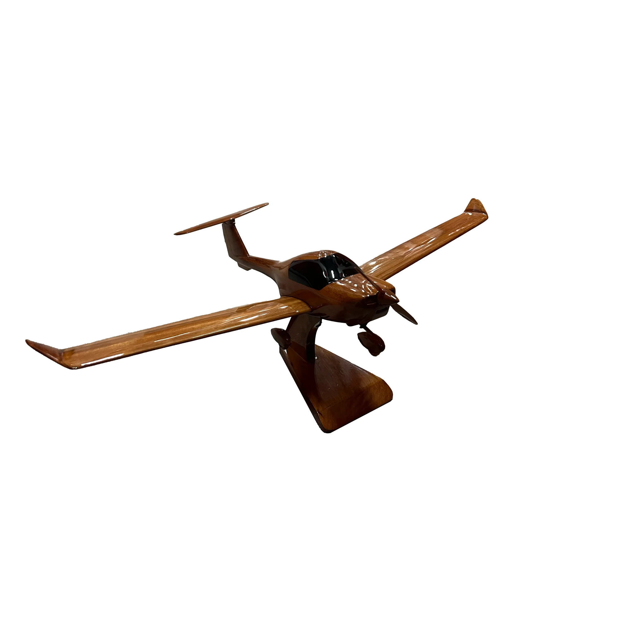 DA20 Diamond Mahogany Wood Desktop Aircraft Model.