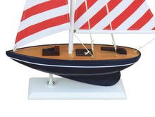 Load image into Gallery viewer, Wooden Nautical Delight Model Sailboat 17&quot;&quot;
