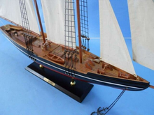 Load image into Gallery viewer, Wooden Bluenose 2 Model Sailboat Decoration 35&quot;