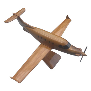 PC12 Pilatus Mahogany wood Desktop Airplane model
