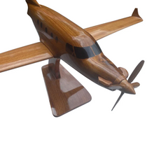 Load image into Gallery viewer, PC12 Pilatus Mahogany wood Desktop Airplane model