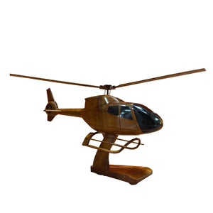 EC120 Colibri Mahogany Wood Desktop Helicopter Model