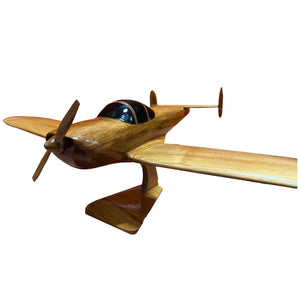Ercoupe 415C Mahogany Wood Desktop Airplane Model