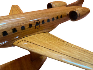 Embraer 145 Mahogany Wood Desktop Airplane Model