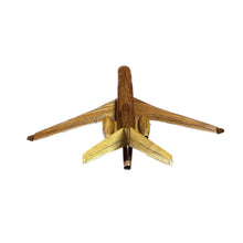Load image into Gallery viewer, Falcon 7X Mahogany Wood Desktop Airplane Model