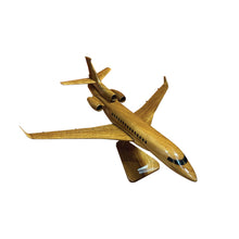 Load image into Gallery viewer, Falcon 8x  Mahogany Wood Desktop Airplanes Model