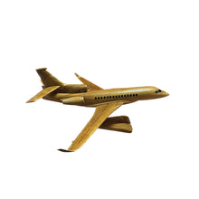 Load image into Gallery viewer, Falcon 8x  Mahogany Wood Desktop Airplanes Model