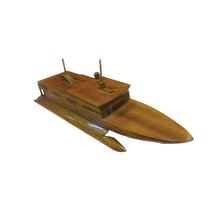 Load image into Gallery viewer, Ferri Boat Mahogany Wood desktop Boats model