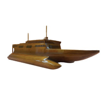 Load image into Gallery viewer, Ferri Boat Mahogany Wood desktop Boats model