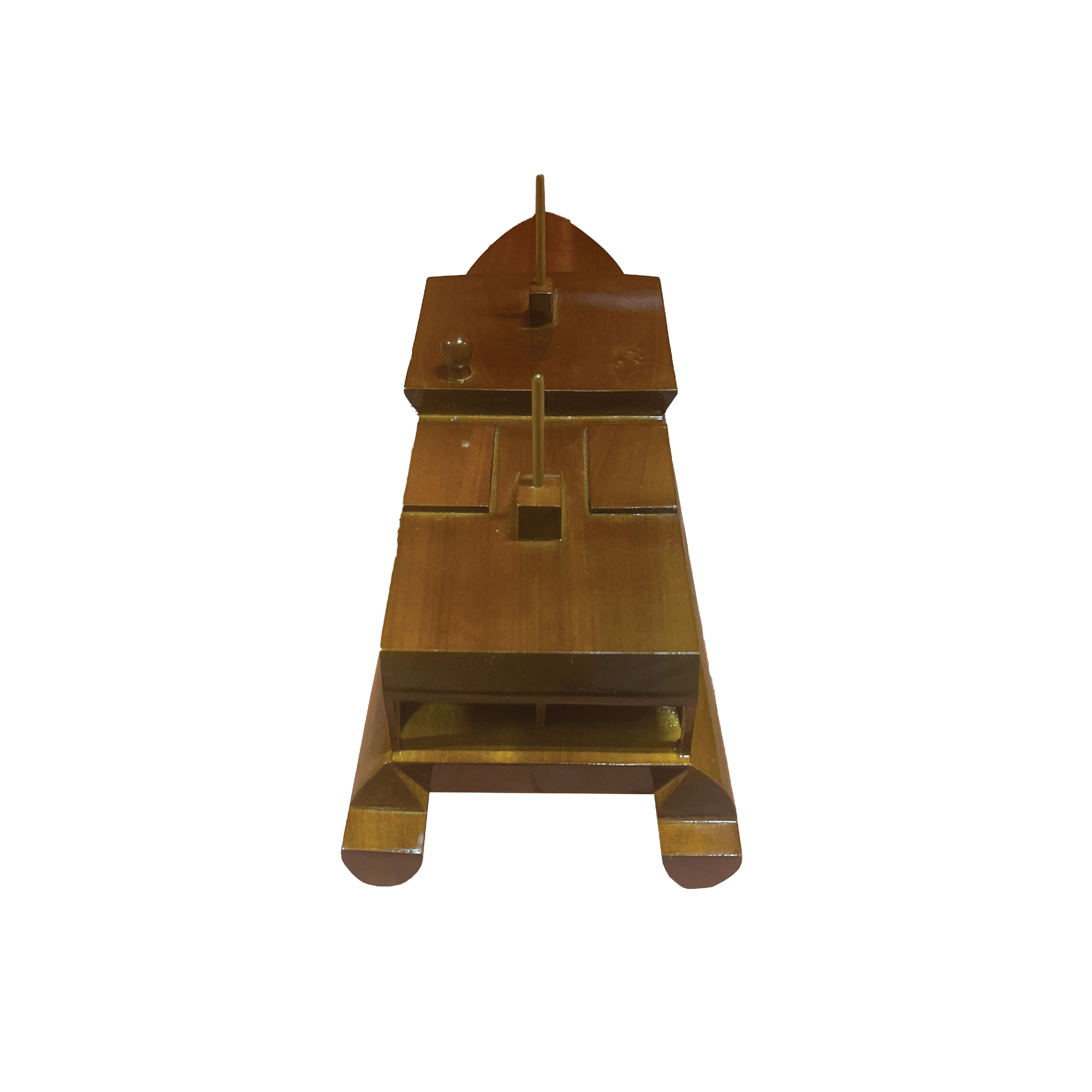 Ferri Boat Mahogany Wood desktop Boats model