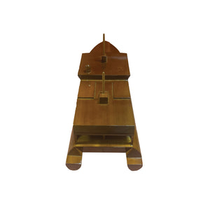 Ferri Boat Mahogany Wood desktop Boats model