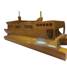 Load image into Gallery viewer, Ferri Boat Mahogany Wood desktop Boats model