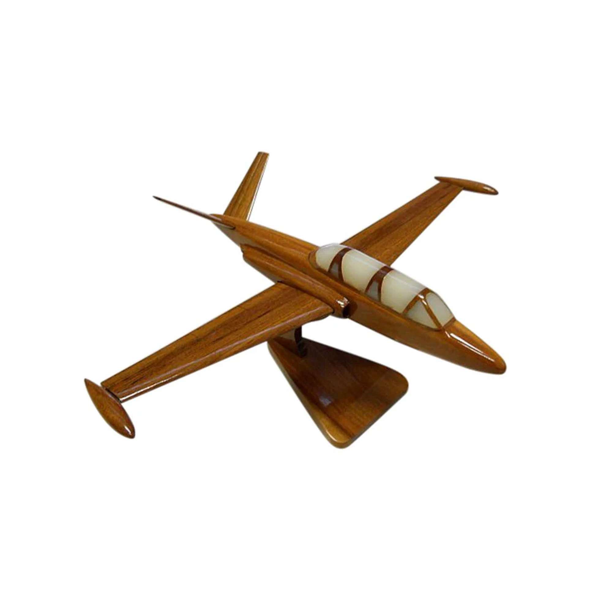 Fouga Magister Mahogany Wood Desktop Airplanes Model