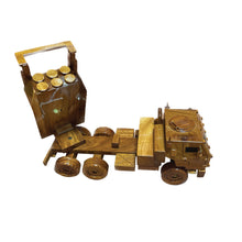 Load image into Gallery viewer, HIMARS Mahogany Wood Desktop truck Model