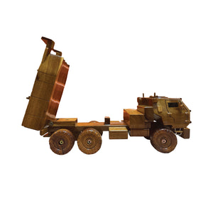 HIMARS Mahogany Wood Desktop truck Model
