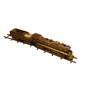 Hudson Train Mahogany Wood Desktop Train  Model