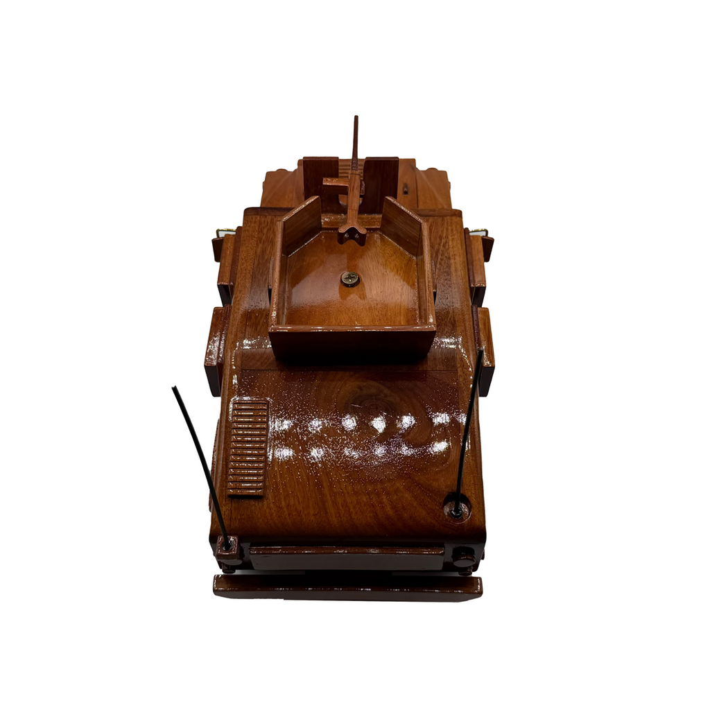 HUMVEE Military Mahogany Wood Desktop trucks  Model