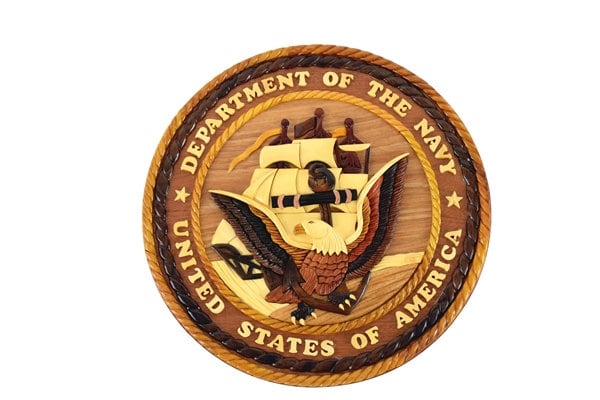 United States Navy Wall Plaque