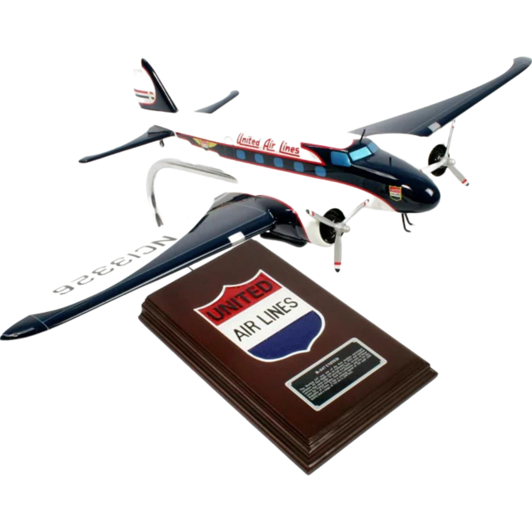 Boeing B-247 United Model Custom Made for you