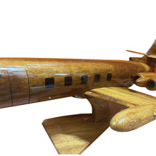 Load image into Gallery viewer, Lockheed Jetstar Mahogany Wood Desktop Airplane Model